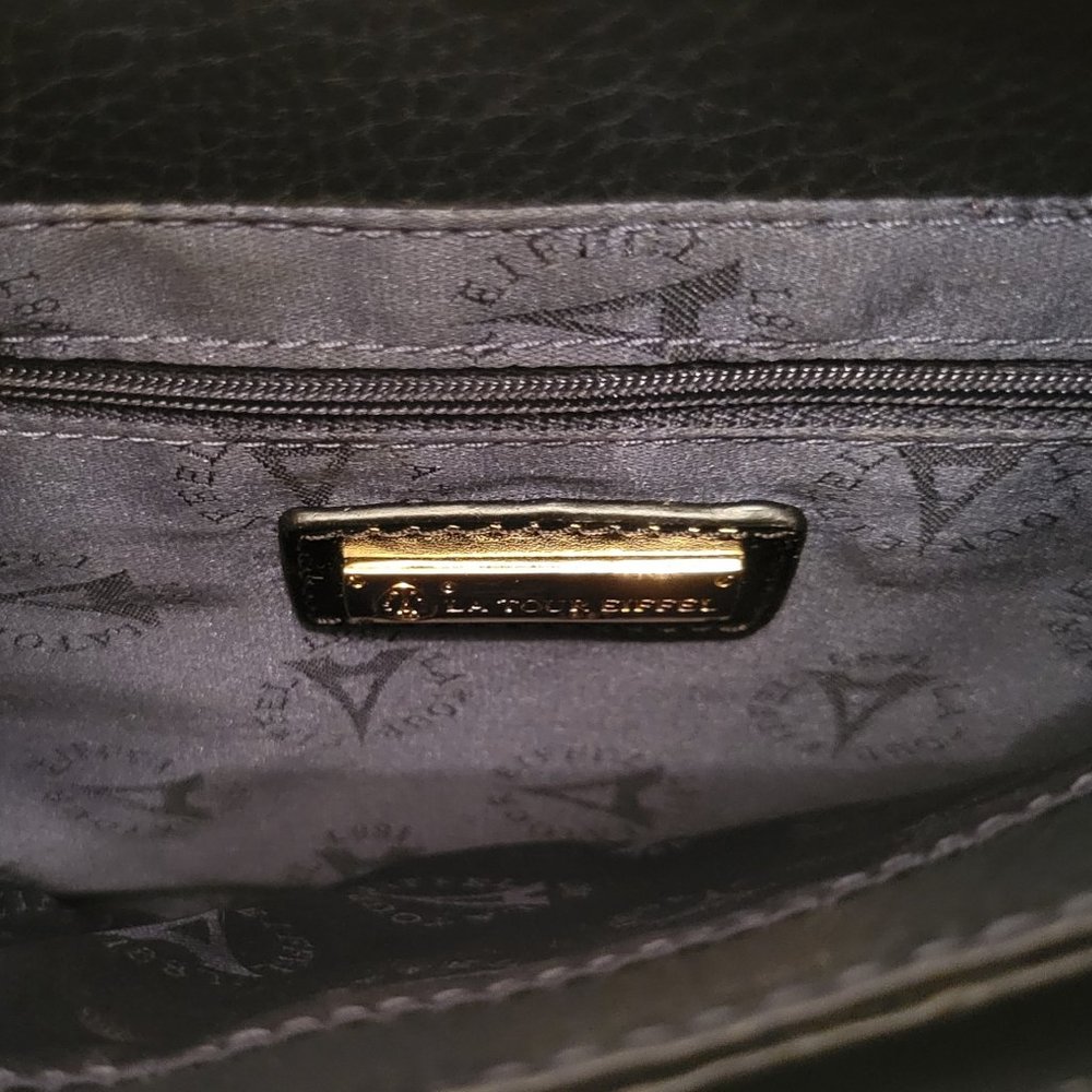 VINTAGE LA TOUR EIFFEL1887 handbag in Navy and Red - Picture 4 of 5